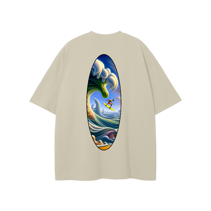 T-shirt waves aliens