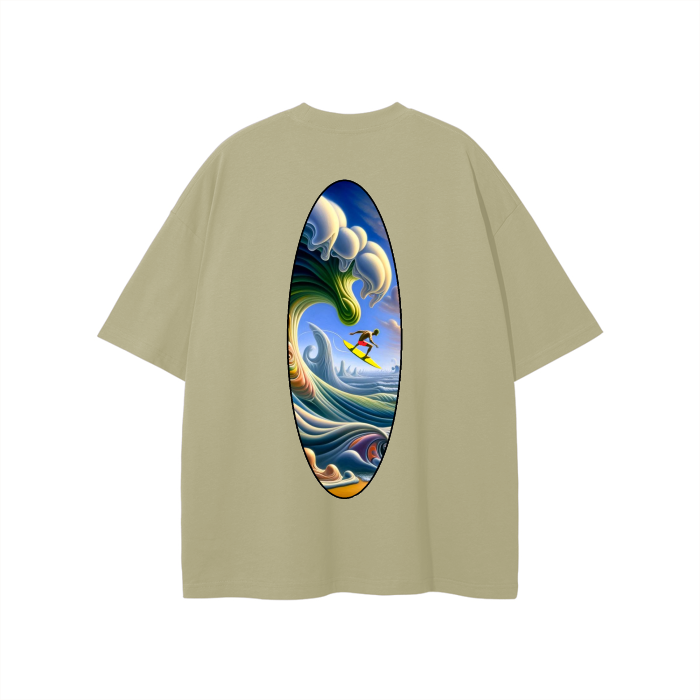 T-shirt waves aliens