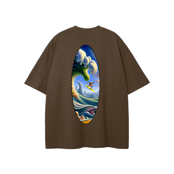 T-shirt waves aliens