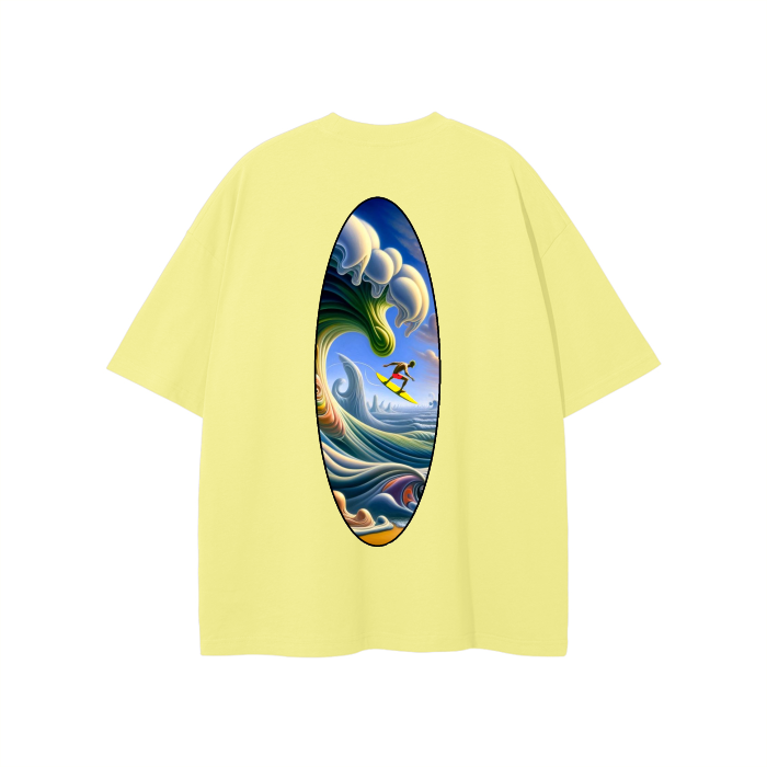 T-shirt waves aliens