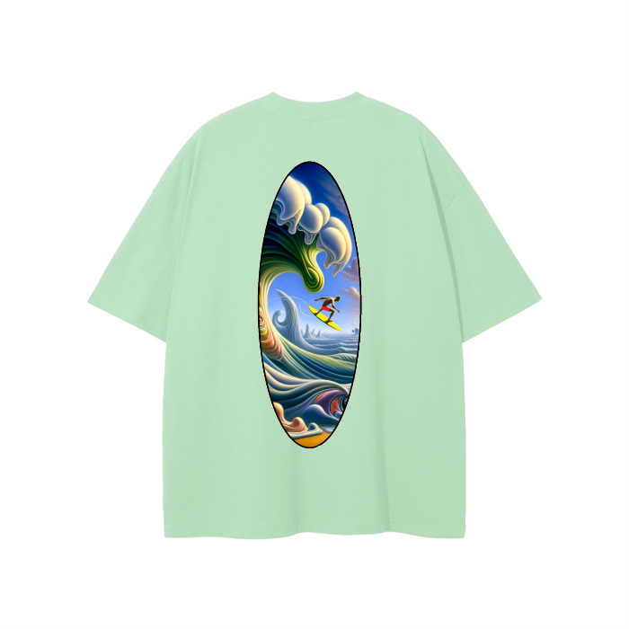 T-shirt waves aliens