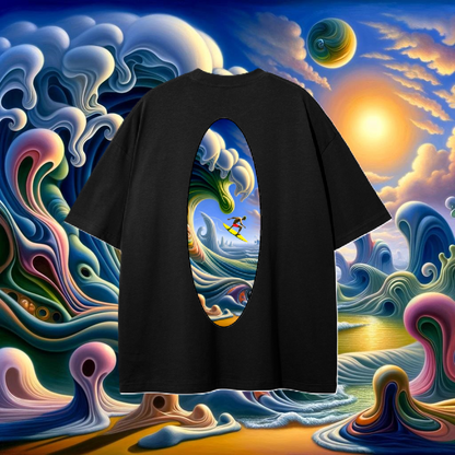 T-shirt waves aliens