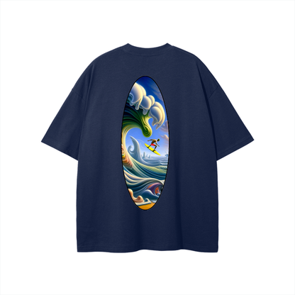 T-shirt waves aliens